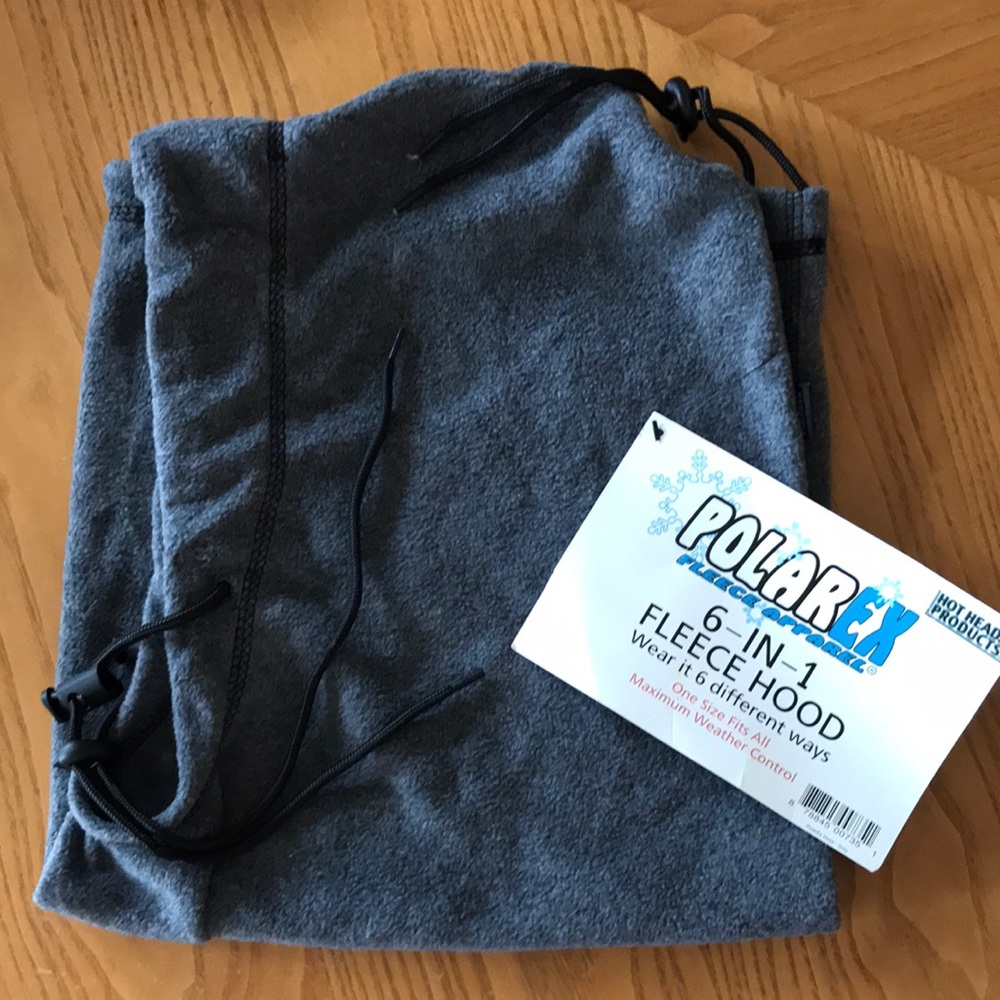 Polar X Gray Fleece Hood